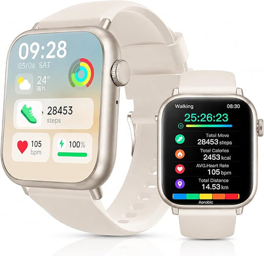 このスマートウォッチは2026年モデルに対応しており、1.85インチの大型スクリーンを搭載し、日本語表示に対応しています
